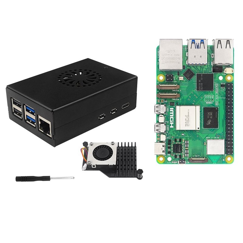 T23C For Irasptek Starter Kit  - Raspberry Pi 5 8Gb Kit ulasan dan harga